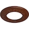 Ekena Millwork Salem Medallion (Canopies up to 7 1/8"), 13 1/4"OD x 7 1/8"ID x 7/8"P, Burnished Mahogany Crackle CM13SABMC - alternate 2